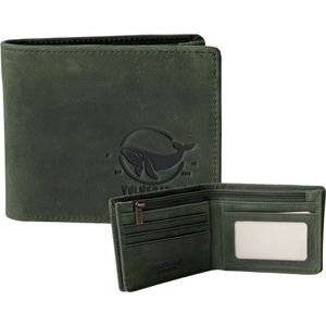 Vulnerable® - Lederen Portemonnee / Pasjeshouder - RFID technologie - Cadeau - Groen