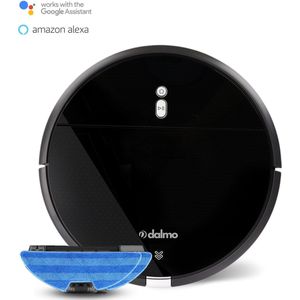 Dalmo BX5 - Robotstofzuiger met Dweilfunctie & Tijdschema - 3000Pa Zuigkracht - Automatisch Opladen - Lasernavigatie - App & Afstandsbediening - 59dB / Zwart