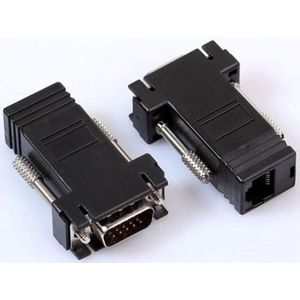 VGA Extender Female-Male naar Lan adapter