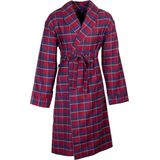 Flanellen Heren Kamerjas Klassiek Engels Tartan Ruit Motief - 100% Katoen - Rood Maat XL