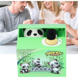 Panda Spaarpot Leuke Licht Gewicht ABS Spaarpot Dier Kamer Decoratie 3.9x4.6x3.5in voor Kinderen
