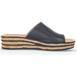 Gabor -Dames - zwart - slippers & muiltjes - maat 38