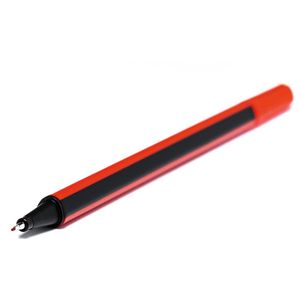 Q-CONNECT fineliner, 0,4 mm, driehoekig, rood