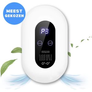 Livewell Kattenbak Geurverdrijver met LCD scherm - Incl. Gratis E-book - 4 Verschillende standen - Actieve zuurstof, ozon & ionen - Luchtreiniger