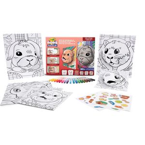 Crayola - POPS - Hobbypakket - 3D-Activiteiten Super Set Voor Kinderen - Puppythema - 6 Onderwerpen