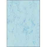 Designpapier Sigel A4 90grs - marmer blauw pak 100 vel