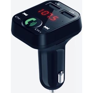DW-G Bluetooth FM Transmitter - Auto Lader - Carkit - Handsfree - MP3 - USB  - Snel