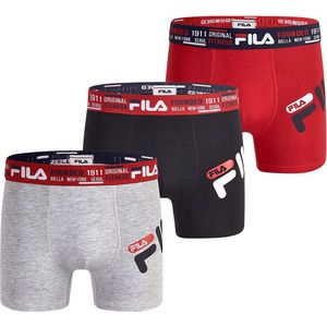 FILA - boxershort heren - 3 stuks - model 6 - maat M - onderbroeken heren - Cadeau