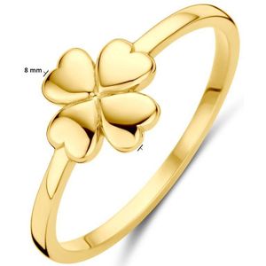 Ring Klavertje 14K Geelgoud