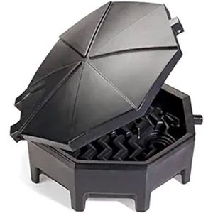 NEW PIG DRM672-BK - UNIVERSELE POLY TROMMELTRECHT MET SCHARNIEREND DEKSEL