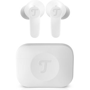 Teufel AIRY TWS 2 | In-ear bluetooth koptelefoon Actieve ruisonderdrukking, draadloze oortjes met oplaadcase , pure white