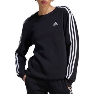 adidas Sportswear Essentials 3-Stripes Fleece Sweatshirt - Dames - Zwart- XS