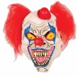 Halloween - Horror clown masker met hoedje