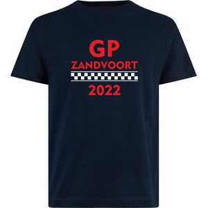 T-shirt GP Zandvoort2022 | Max Verstappen / Red Bull Racing / Formule 1 fan | Grand Prix Circuit Zandvoort | kleding shirt | Navy | maat L