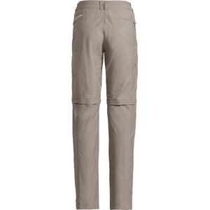 Vaude Farley Zip Off V Short Broek Beige 44 Vrouw