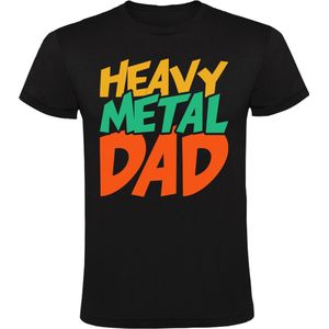 Heavy Metal Dad Heren T-shirt - muziek - festival - concert - rockband - elektrische gitaar