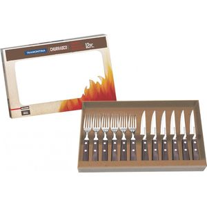 Tramontina 12 pcs Bestekset - Roestvrij staal - Luxe bestekset - 12 delig - Spanish Shape Bestekset