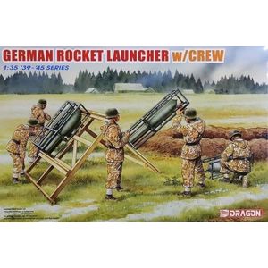 1:35 Dragon 6509 German Rocket Launcher w/Crew Plastic Modelbouwpakket