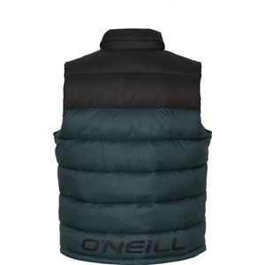 O'Neill Jas Men O'RIGINALS PUFFER BODYWARMER Diep Groenblauw Kleurblok Xl - Diep Groenblauw Kleurblok 50% Recycled Polyester, 50% Polyester