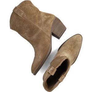 Notre-V Kl-4608 Laarzen - Suède - Dames - Taupe - Maat 38