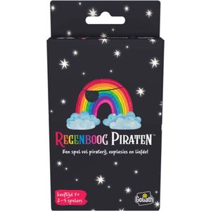 Goliath - Regenboog piraten - pocket editie kaartspel vol piraterij, explosies en liefde - 7+ - spel - 120 kaarten - eco friendly