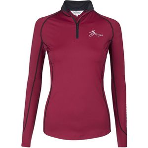 Lemieux Trainingsshirt Climate Layer Donkerrood - m