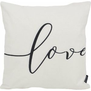 Love #1 Kussenhoes | Outdoor / Buiten | Katoen / Polyester | 45 x 45 cm