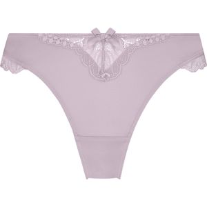 Hunkemöller Dames Lingerie String Lycke - Paars - maat XS