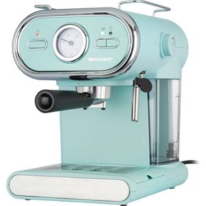 SILVERCREST® KITCHEN TOOLS Koffiezetapparaat pastel - Espressomachine - Pistonmachine - Vermogen: 1100 W - Waterreservoir: 1 L - Capaciteit: max. 2 kopjes
