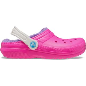 Crocs Classic Lined Clog T - Kinderen - Clogs - Roze - Maat 24/25