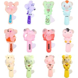 12 stuks Mini Persoonlijke Fan - Duurzame Lichtgewicht Draagbare Fan - Cartoon Toy - Meisjes Vrouwen Kinderen - Outdoor Reizen - 12 willekeurige kleuren