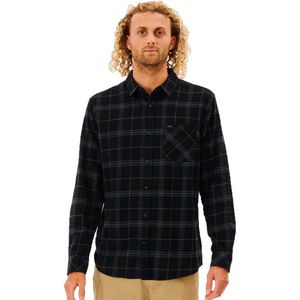 Rip Curl Checked In Flannel Shirt Met Lange Mouwen Bruin XL Man