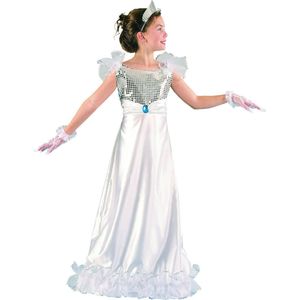 Verkleedkostuum prinses wit voor meisjes Carnavalskleding - Verkleedkleding - 110/116