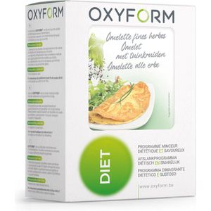 Oxyform diëtetieke eiwitomelet | 12 maaltijden (2 dozen) I Spiermassa I Kruidenaroma I eiwit bereiding I Verrijkt met vitamines I laag in vet en suiker