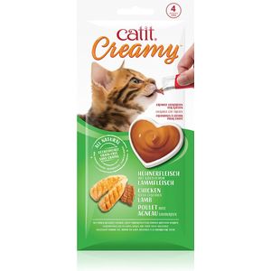 Cat It - Katten Droogvoer - Kat - Ca Creamy Kip En Lam 4x10g - 1st