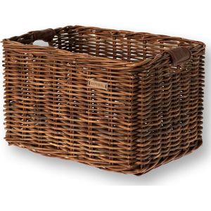 Basil Dorset Fietsmand L - Voor - Rotan - Bruin - Large