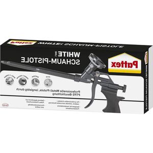 Schuimpistool voor pistoolschuim en -reiniger met PTFE-coating - nauwkeurig doseren - zwart