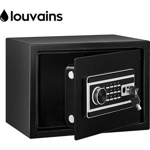 VEVOR® Kluis Brandwerend - 22 L - Kluisje Met Cijferslot - Kluis Elektronisch - Kluis Vingerafdruk - Kluis Met Sleutel - Geldkistje Met Cijferslot - Kluisje - Kluis Brandwerend Met Sleutel - Kluis Brandwerend Voor Geld