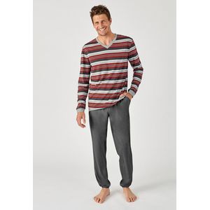 Damart - Pyjama in jersey, Thermolactyl, gerecycleerde vezels* - Heren - Rood - XL