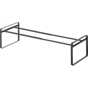 Yamazaki Uitschuifbaar schoenenrek 41 - 70 cm zwart - 07210 - Stapelbaar