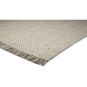 Vloerkleed Brinker Burano White Grey 001-367 - maat 200 x 300 cm