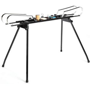 Cross County Nordic Ski Dubbele Waxing Profiel Bench Tafel Met Opvouwbare Benen Voor Reizen - Verstelbare Waxing Profiel Lengte 47,2 Tot 78 Inch