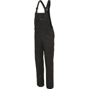 Ultimate Workwear - Amerikaanse Overall COREY (tuinbroek, BIB, bretelbroek) - katoen/polyester 300g/m2- Zwart VOORJAARSACTIE SALE