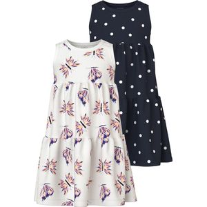 NAME IT NKFVIGGA 2P SPENCER DRESS Meisjes Jurk - Maat 146