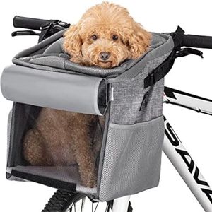 Lexium Fietsmand Hond - Hondenmand Fiets - Fietsmand Hond Voorop - Fietstas Hond Voorop - Fietsmand Hond Elektrische Fiets