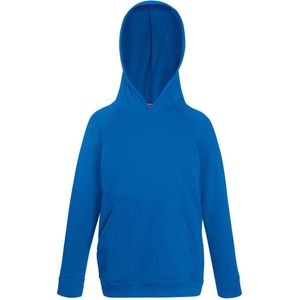 Fruit Of The Loom Kinderen Unisex Lichtgewicht Sweatshirt Met Capuchon / Hoodie (Royaal Blauw)