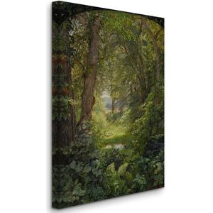 William Trost Richards - Woodland Glade - Bosrijk open plek (1860) - 3:2