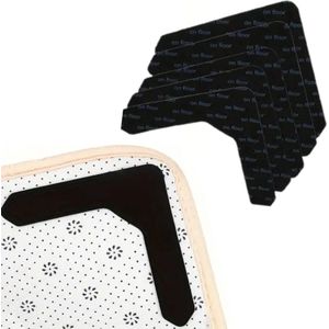 Antislip stickers ondertapijt 4 stuks - Tapijt woonkamer - Vloerkleed - Anti slip mat grijper