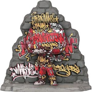 Funko Iron Man Verzamelfiguur Marvel POP! Street Art Collection Deluxe Iron Man 9 cm Multicolours