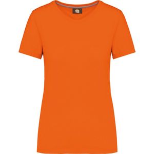 WK. Designed To Work Dames-T-shirt met antibacteriële behandeling WK307 - orange - XXL